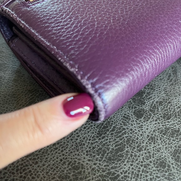 Vera Bradley Plum Wallet - Picture 5 of 5